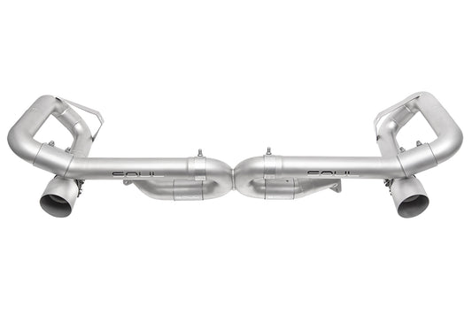 SOUL Porsche 993 Carrera Resonated Competition Muffler Bypass Exhaust (94-96.5 with Bischoff Flange