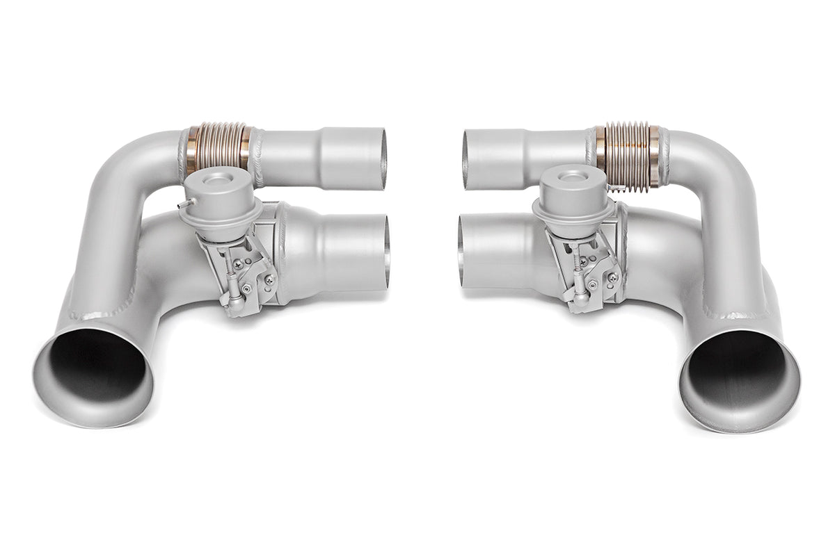 Soul Performance Porsche 991 GT3 / GT3 RS / 911R Valved Side Muffler Bypass Pipes