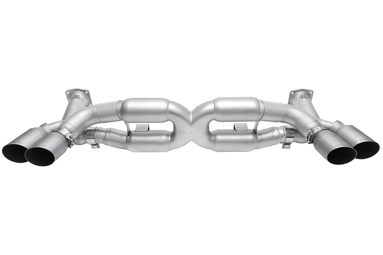 Soul Performance Porsche 991 Turbo Competition X-Pipe Exhaust System