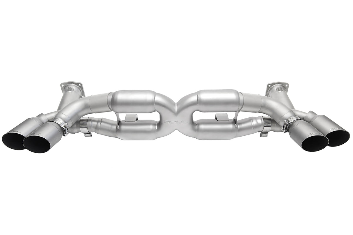 Soul Performance Porsche 991 Turbo Competition X-Pipe Exhaust System