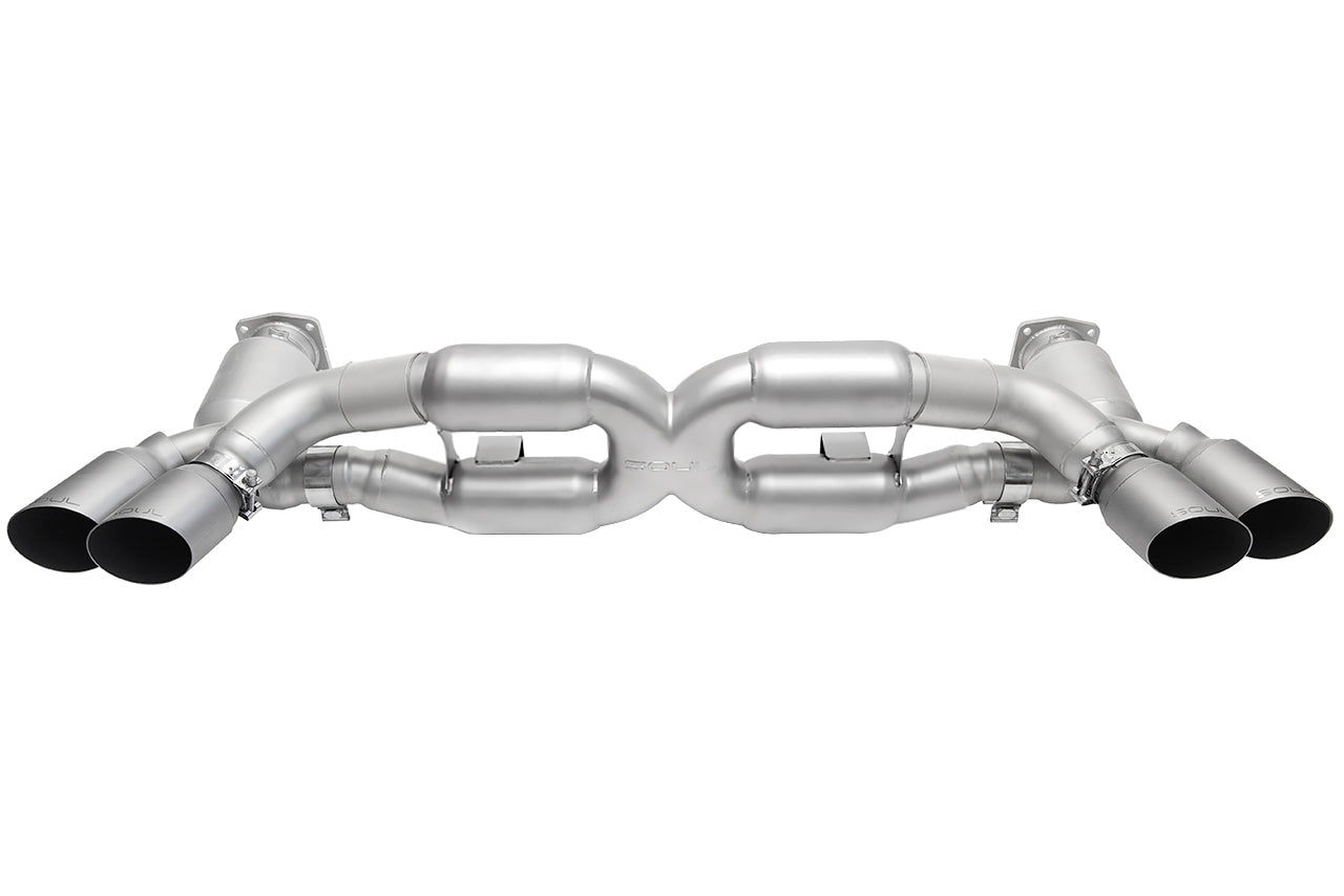Soul Performance Porsche 991 Turbo Sport X-Pipe Exhaust System