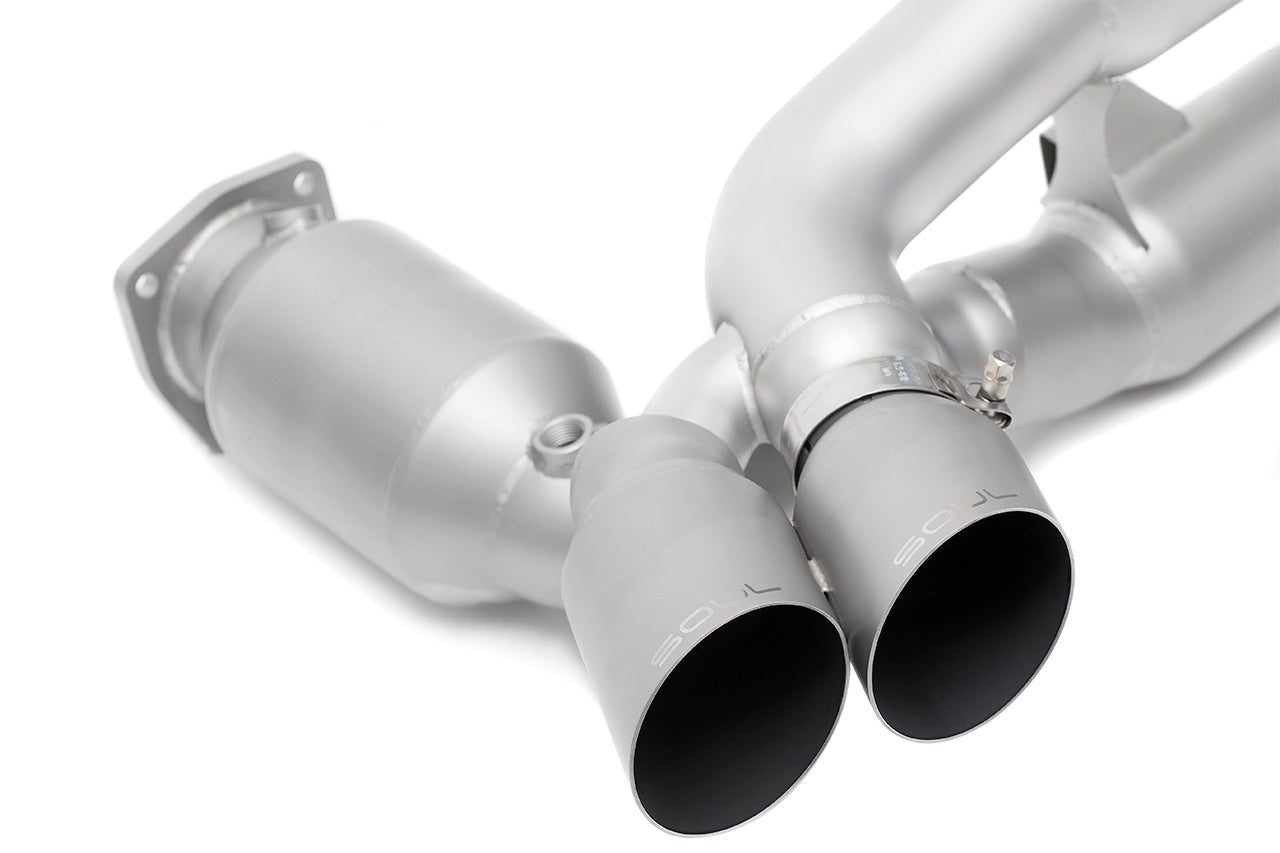 Soul Performance Porsche 991 Turbo Sport X-Pipe Exhaust System