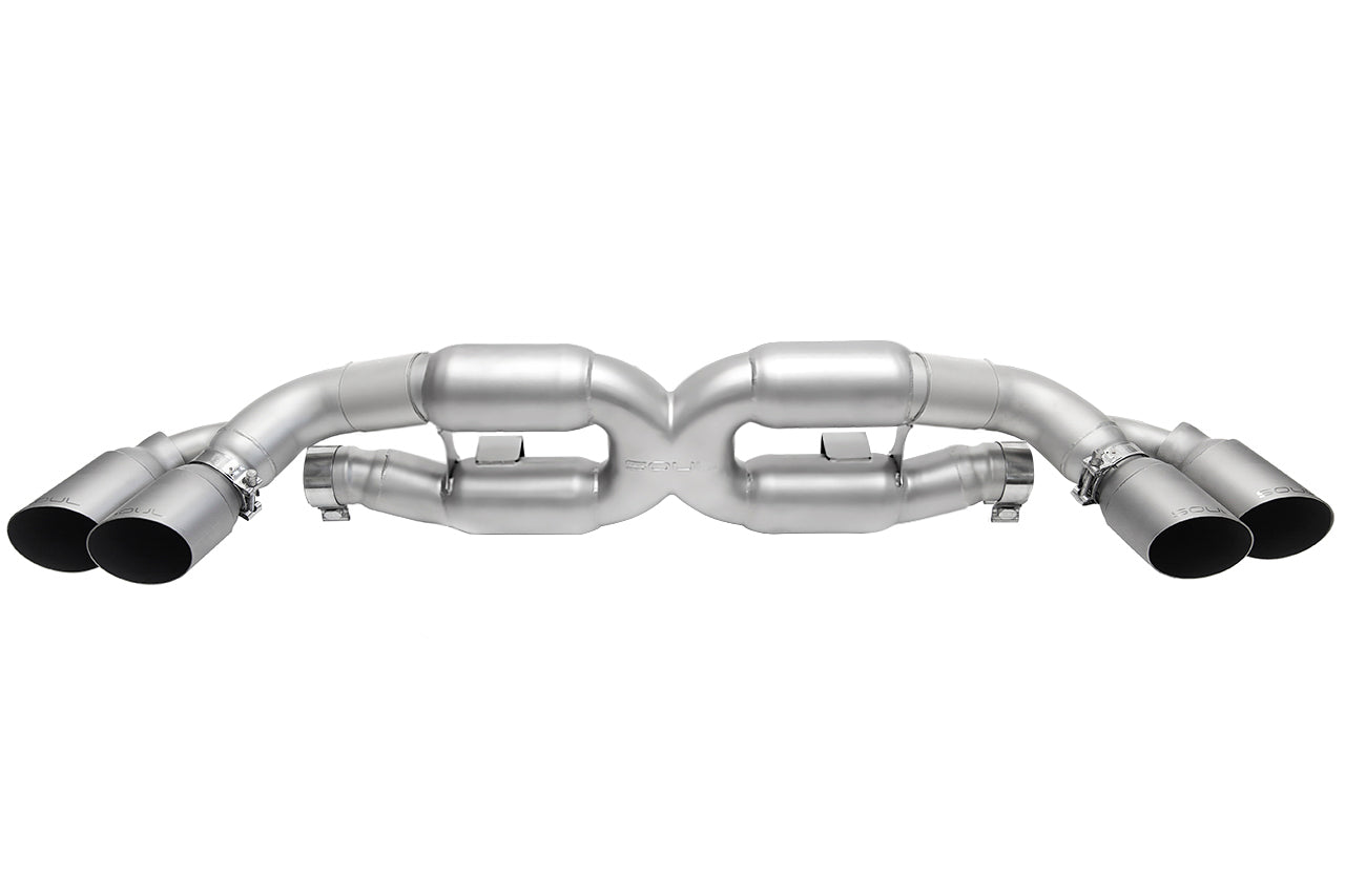 Soul Performance Porsche 991 Turbo X-Pipe Exhaust