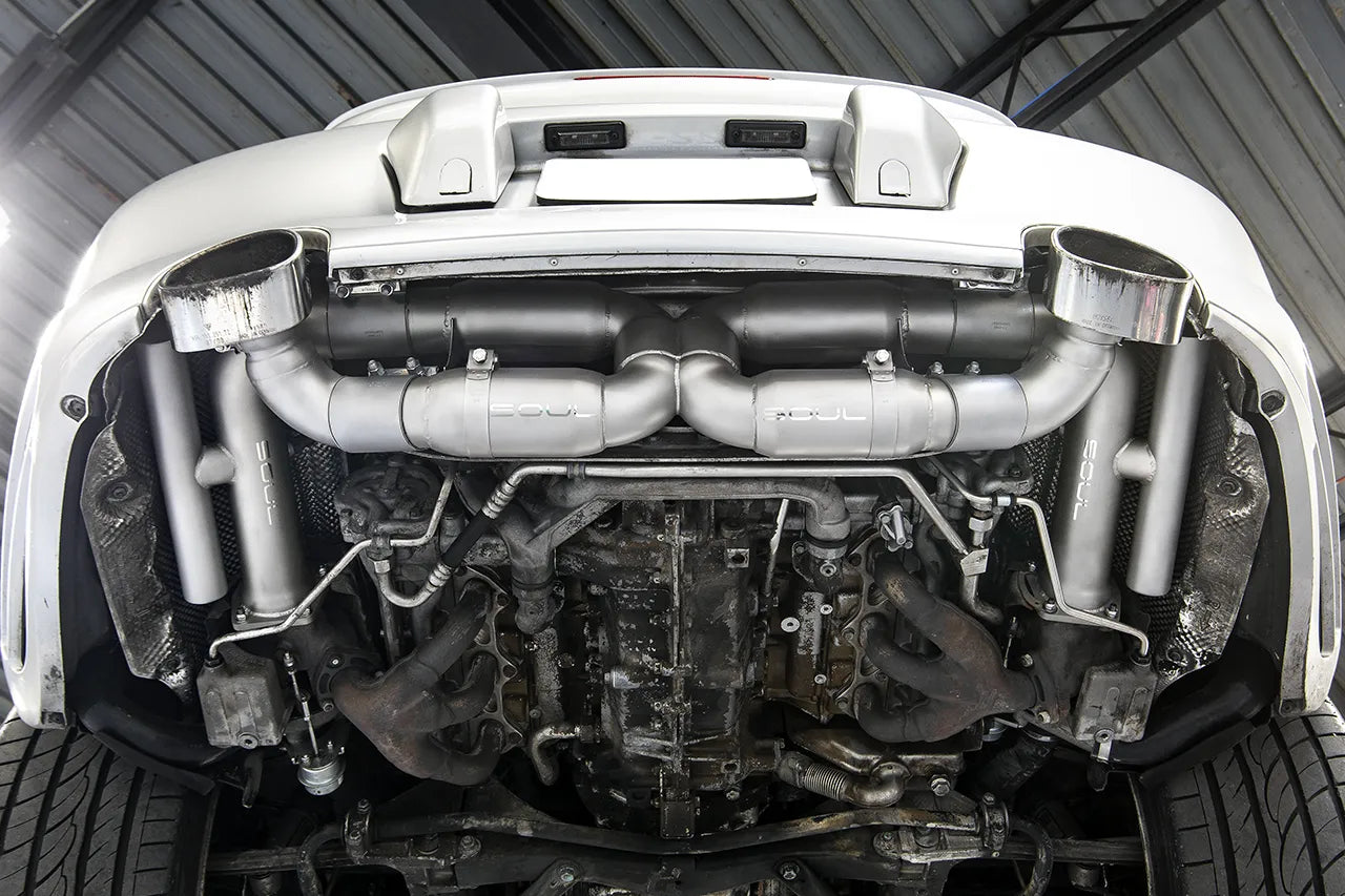 Soul Performance Porsche 996 GT2 Competition X-Pipe Exhaust System