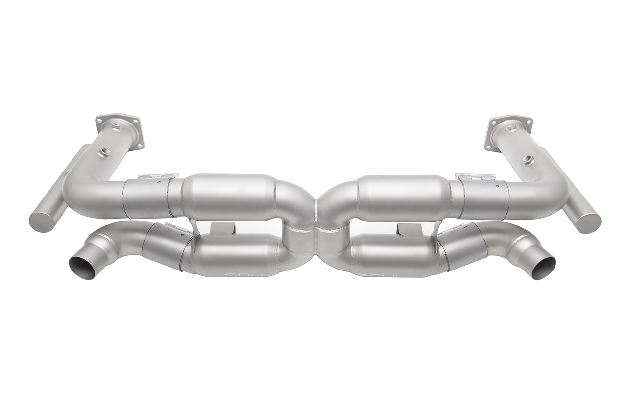 Soul Performance Porsche 996 GT2 Competition X-Pipe Exhaust System