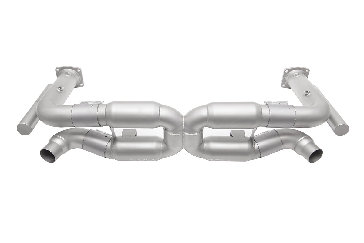 Soul Performance Porsche 996 GT2 Competition X-Pipe Exhaust System