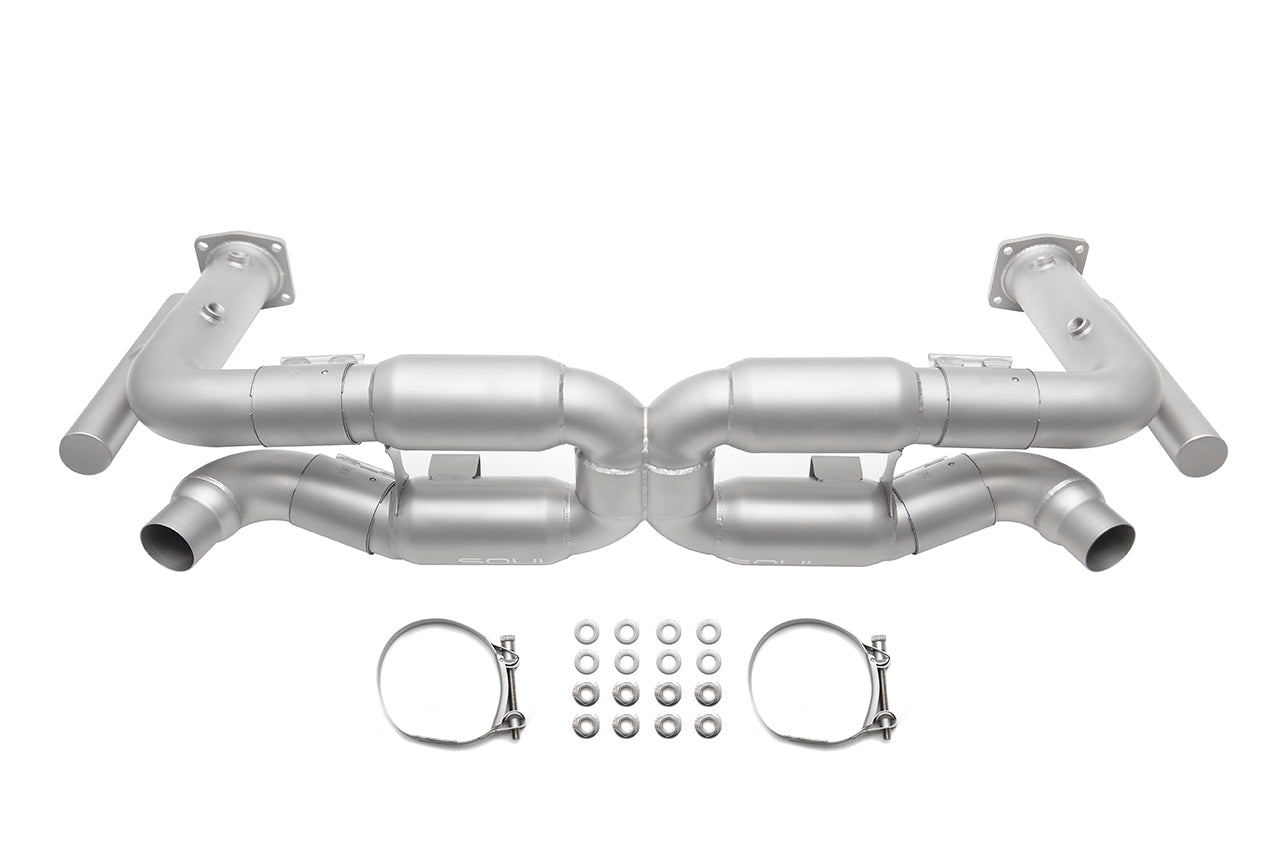 Soul Performance Porsche 996 GT2 Competition X-Pipe Exhaust System