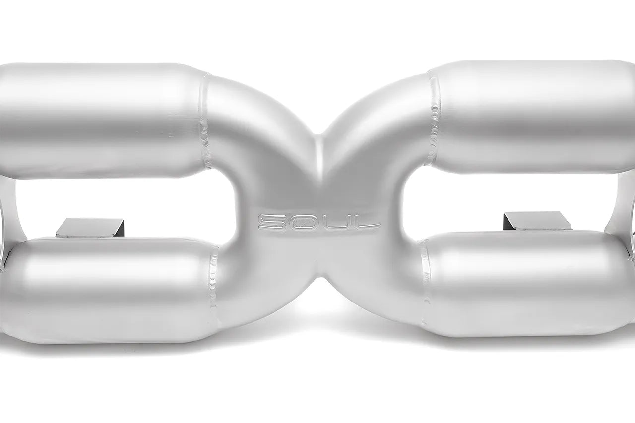 Soul Performance Porsche 996 Turbo Sport X-Pipe Exhaust System