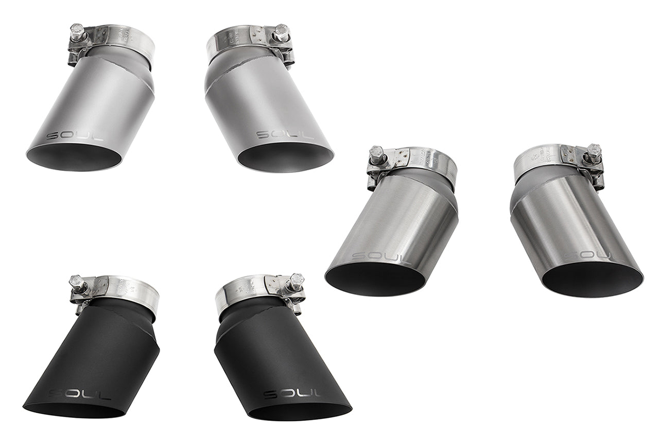 Soul Performance Porsche 997.1 Turbo GT2 Style Bolt On Exhaust Tips