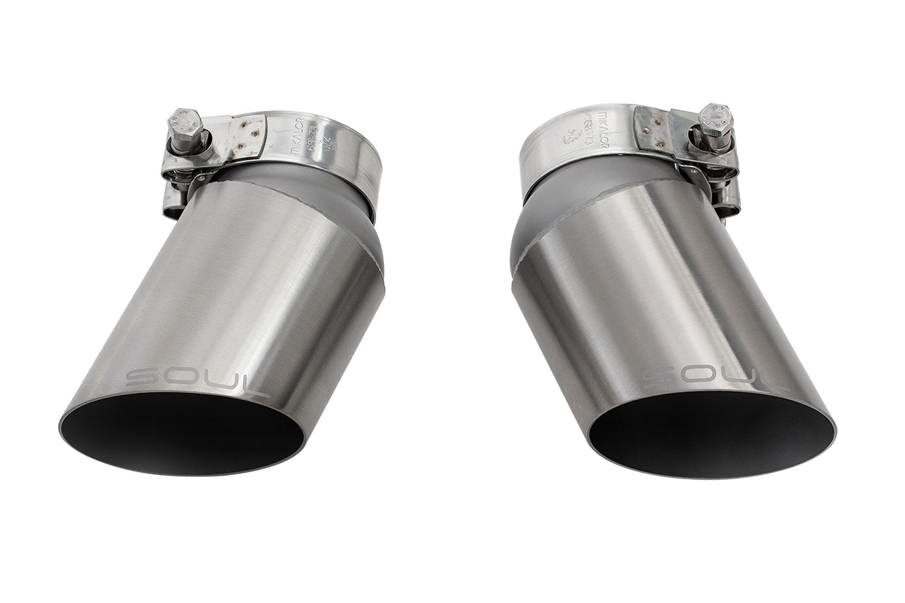 Soul Performance Porsche 997.1 Turbo GT2 Style Bolt On Exhaust Tips