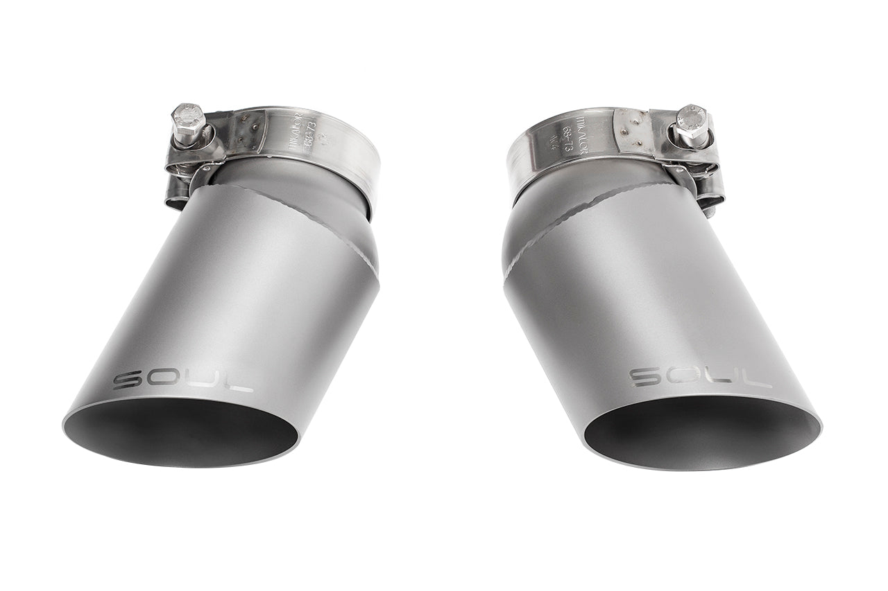 Soul Performance Porsche 997.1 Turbo GT2 Style Bolt On Exhaust Tips