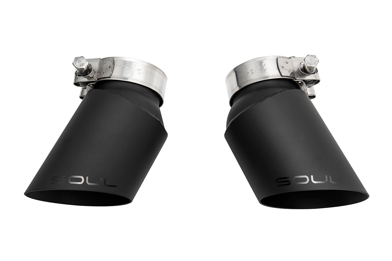 Soul Performance Porsche 997.1 Turbo GT2 Style Bolt On Exhaust Tips