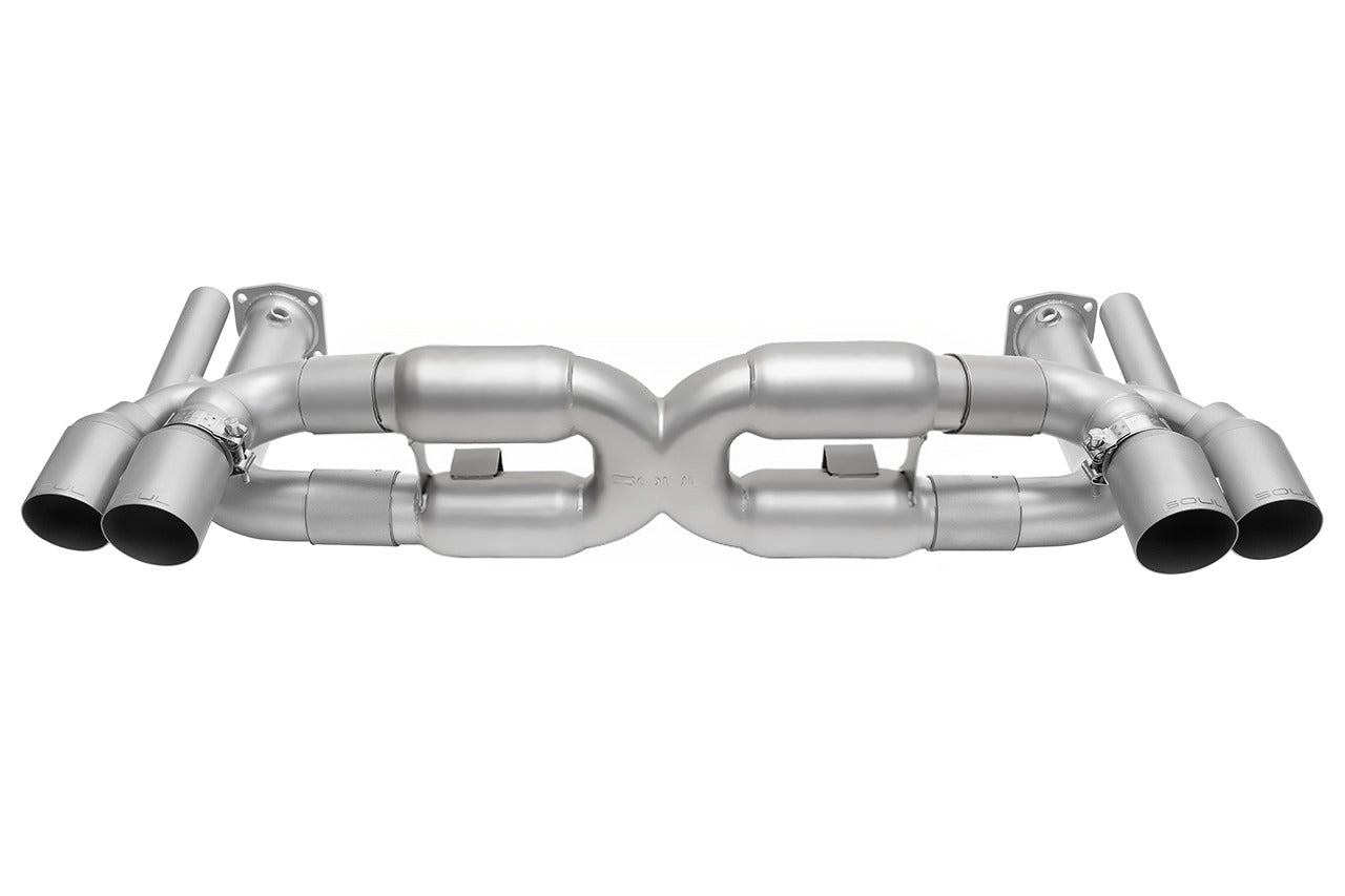 Soul Performance Porsche 997.1 Turbo Competition X-Pipe Exhaust System