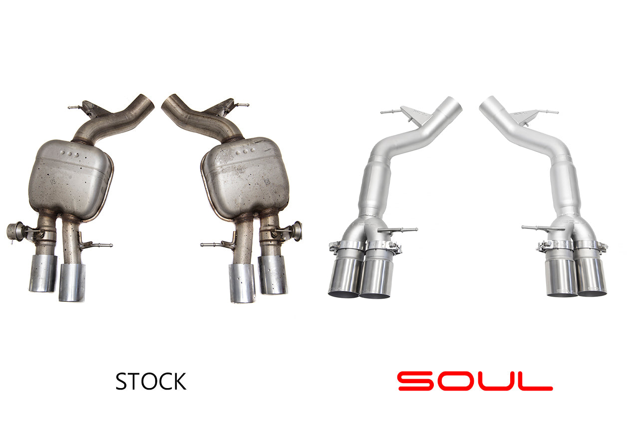 Soul Performance BMW F06 / F12 / F13 M6 Resonated Muffler Bypass Exhaust