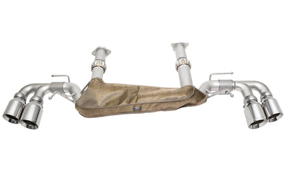 SOUL Chevrolet C8 Corvette Performance Rear Exhaust System - 4" Dual Wall Straight Cut Tips