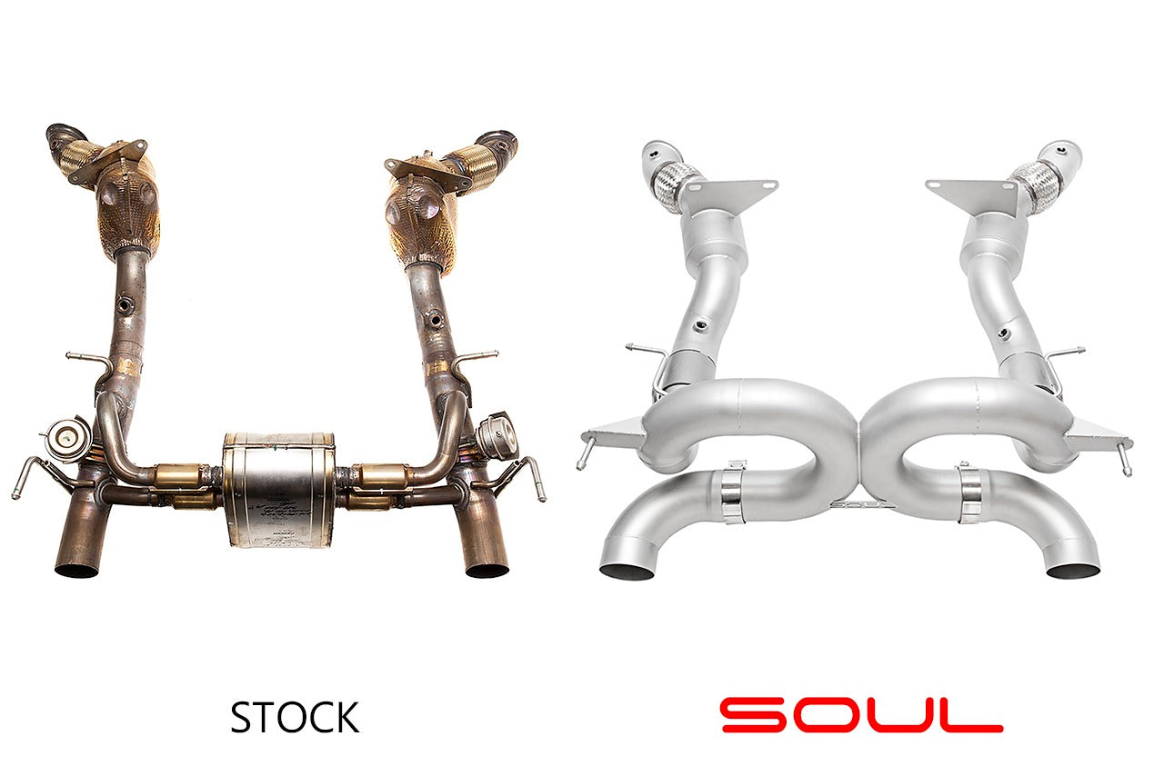 Soul Performance Ferrari 488 / Pista 3.5″ Performance Exhaust Systems