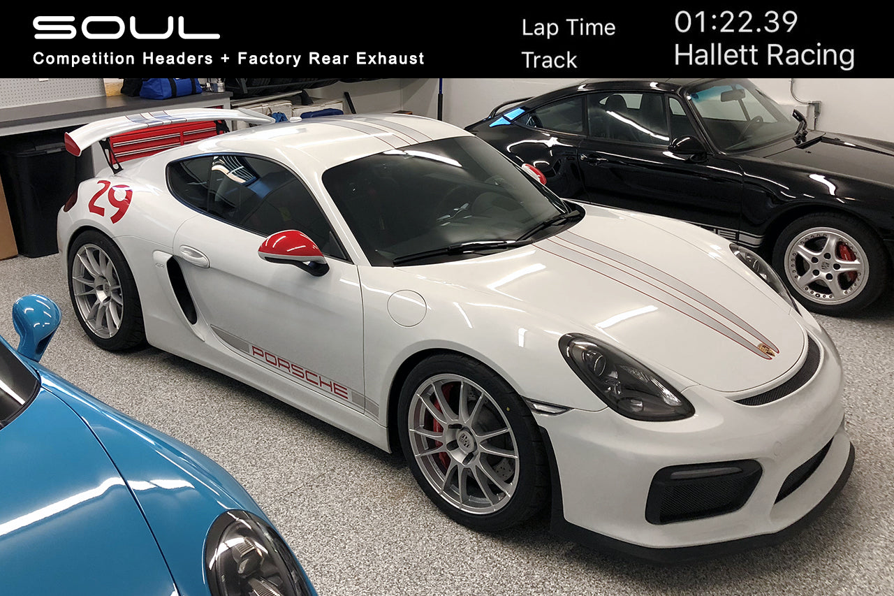 Soul Performance Porsche 981 GT4 / Boxster Spyder / Clubsport Competition Headers