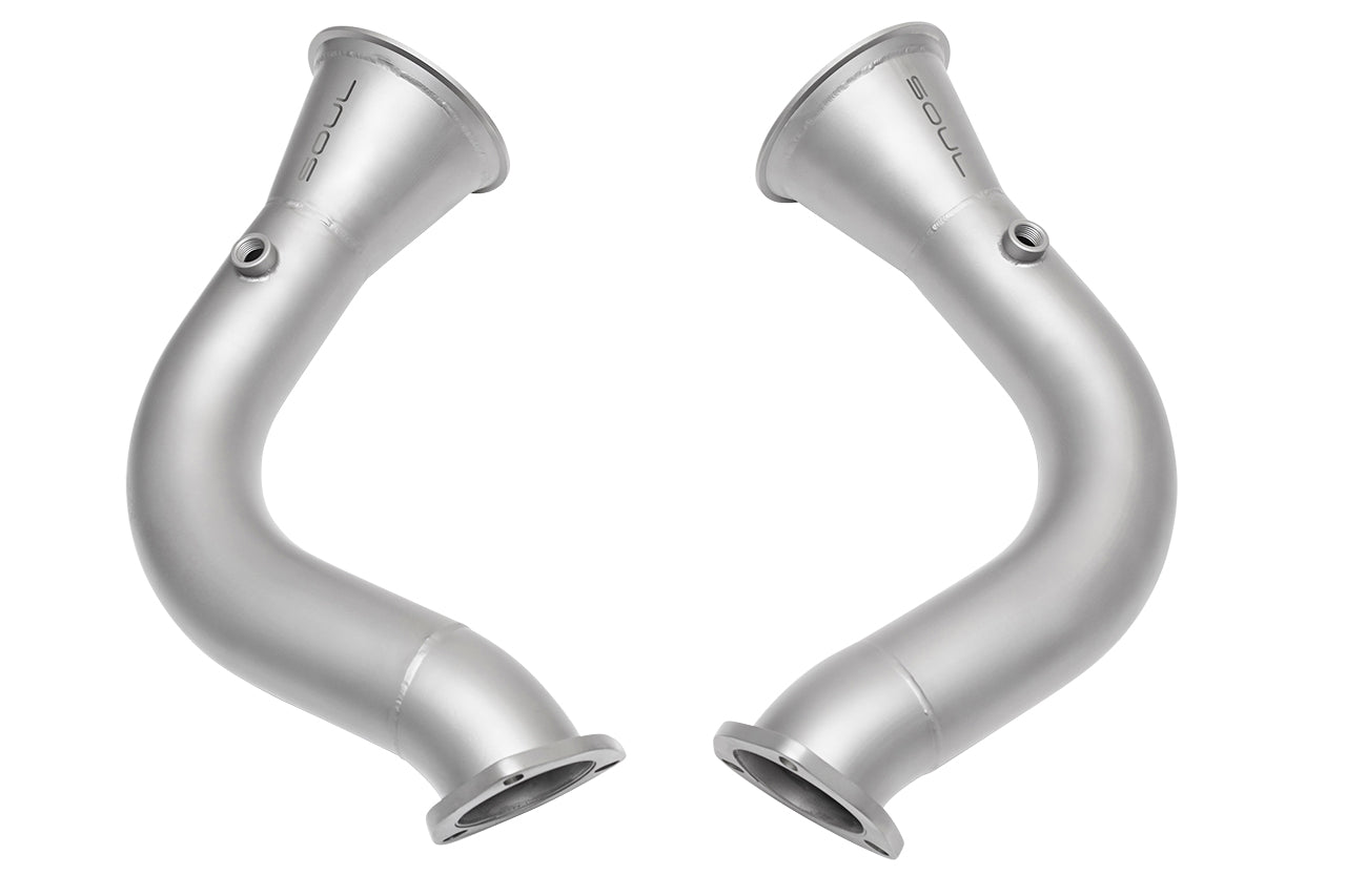 Soul Performance 2019+ Cayenne 4.0L TT Cat Bypass Pipes