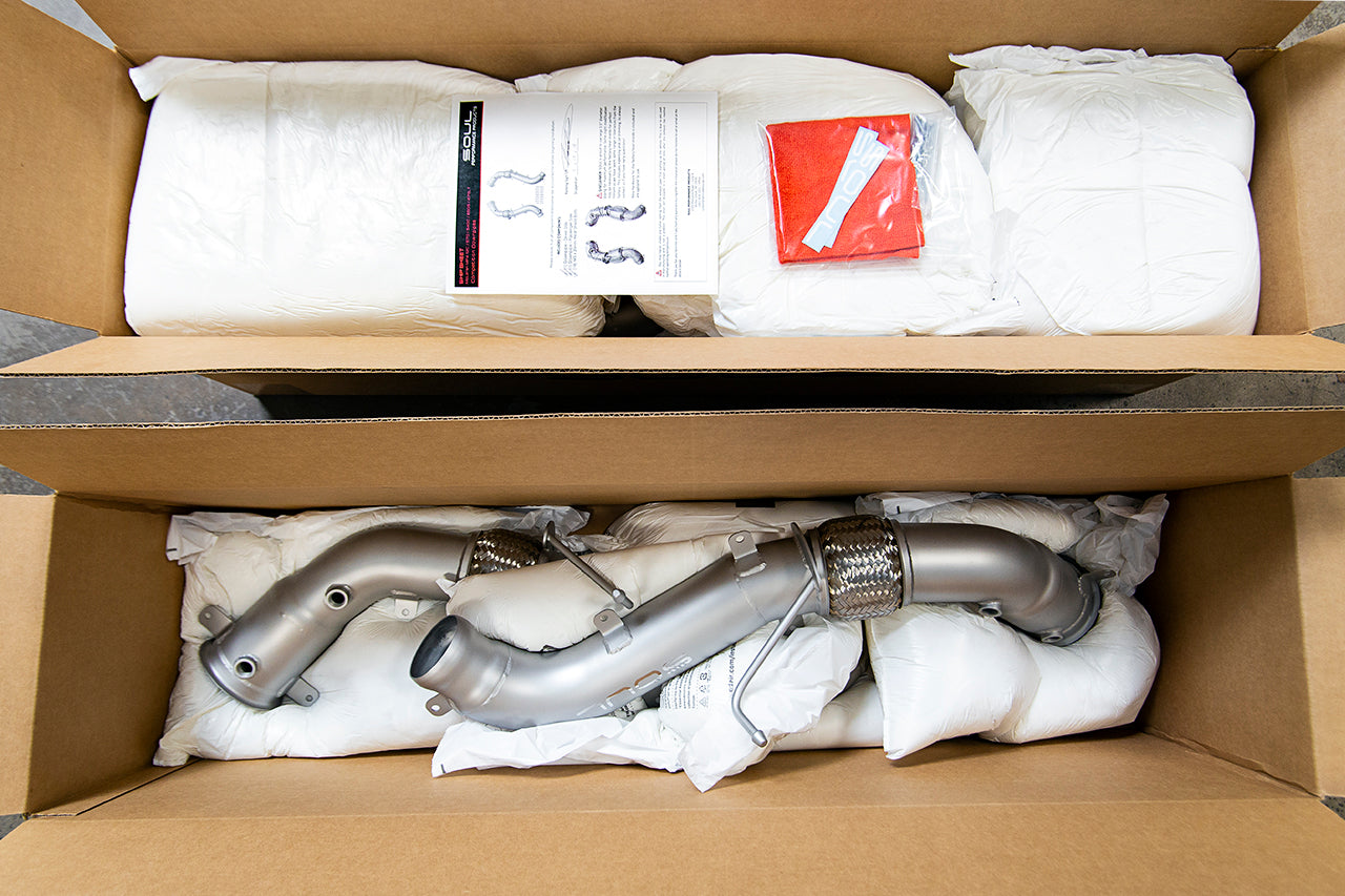 Soul Performance McLaren 600LT Competition Downpipes