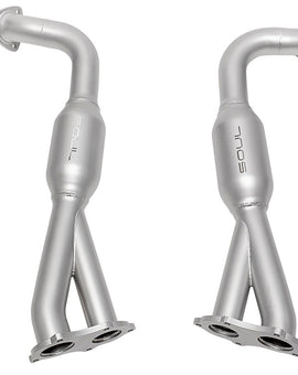 Soul Performance Porsche 718 GT4 / Spyder / GTS 4.0L Resonated Over Axle Pipes