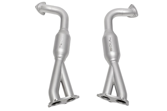 Soul Performance Porsche 718 GT4 / Spyder / GTS 4.0L Resonated Over Axle Pipes