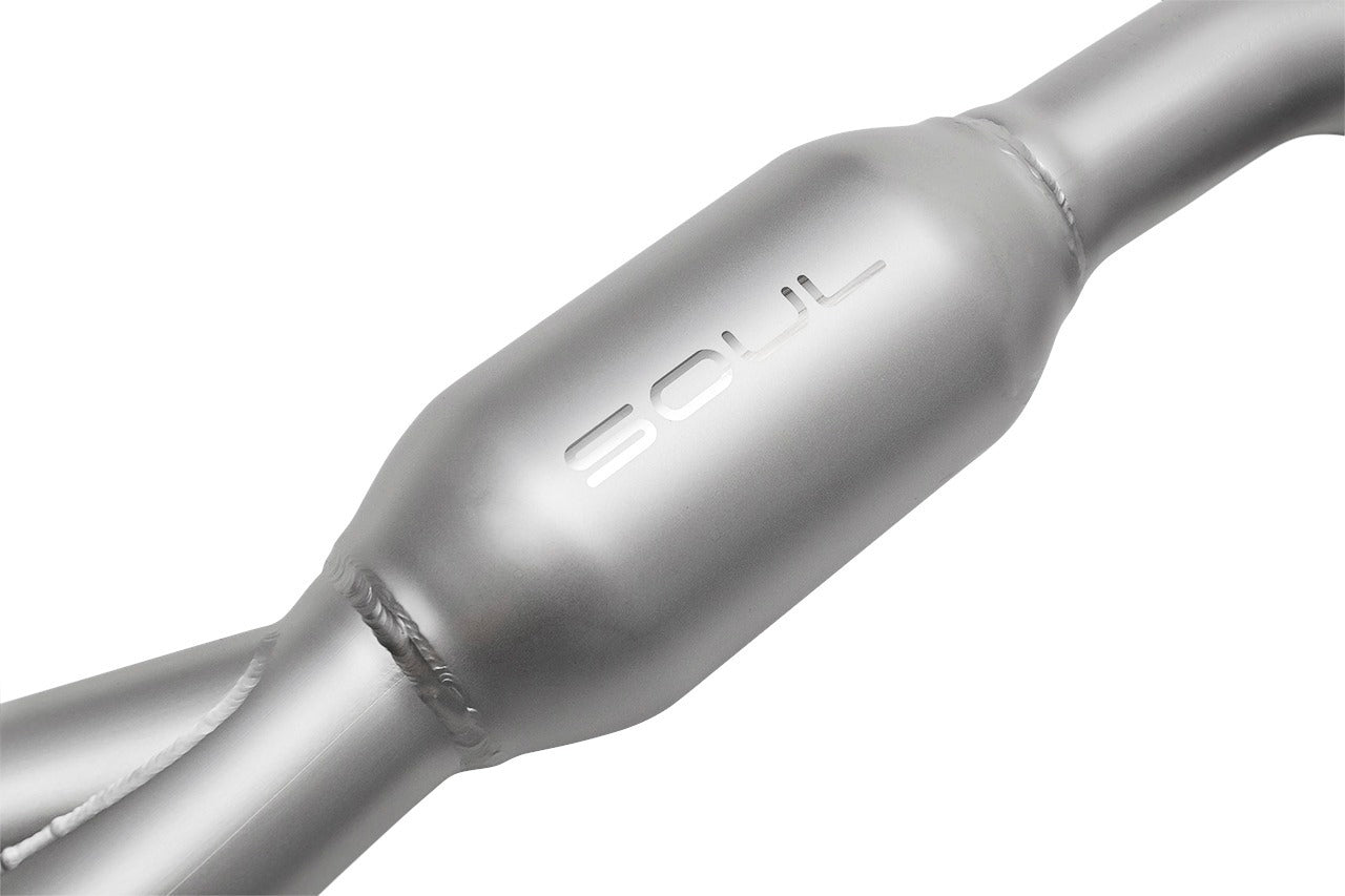 Soul Performance Porsche 718 GT4 / Spyder / GTS 4.0L Resonated Over Axle Pipes