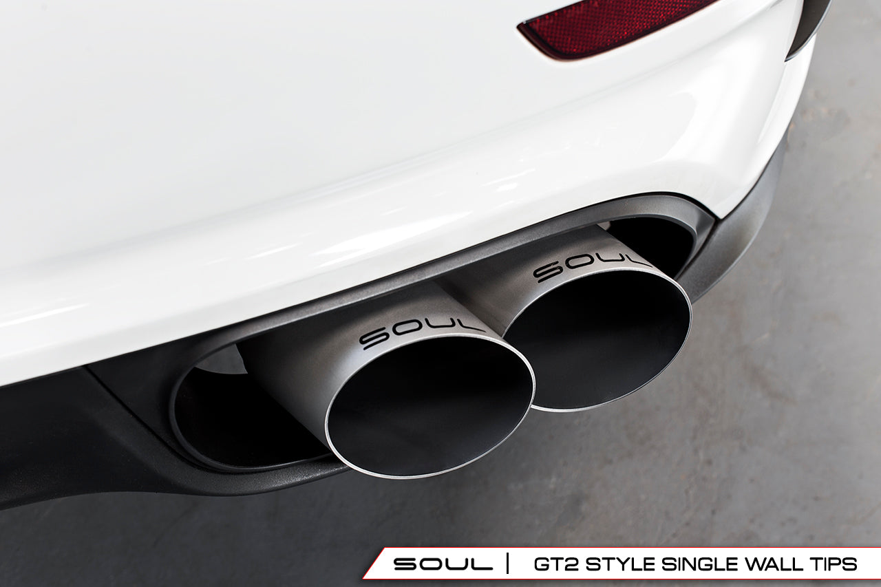 Soul Performance Porsche 991 Turbo Bolt On Exhaust Tips