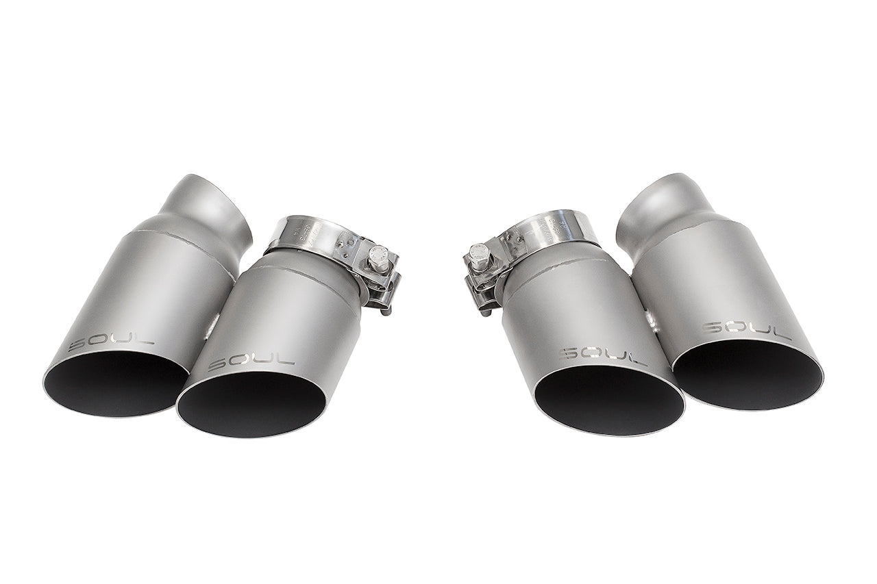 Soul Performance Porsche 991 Turbo Bolt On Exhaust Tips