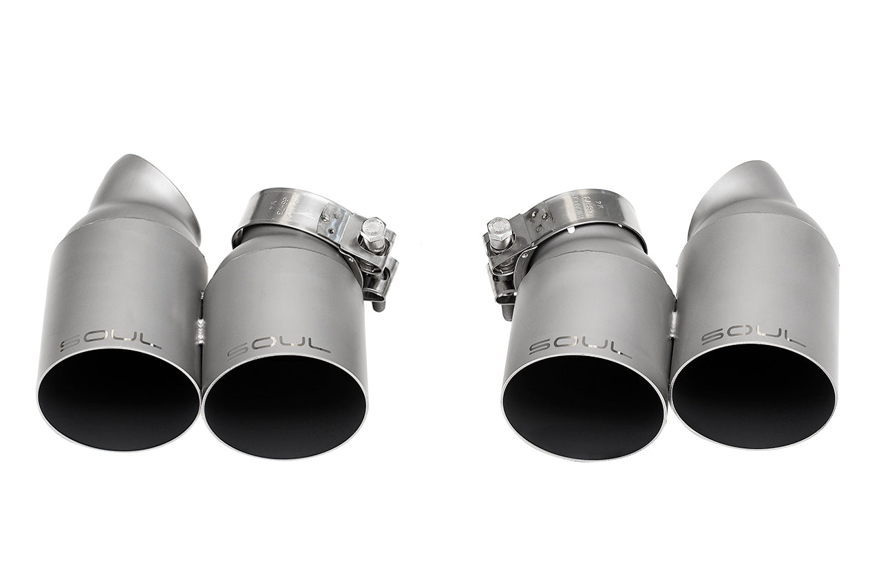 Soul Performance Porsche 991 Turbo Bolt On Exhaust Tips