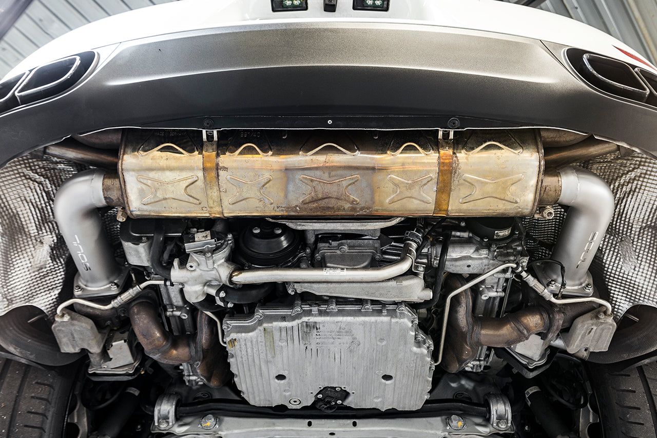Soul Performance Porsche 991 Turbo Cat Bypass Pipes