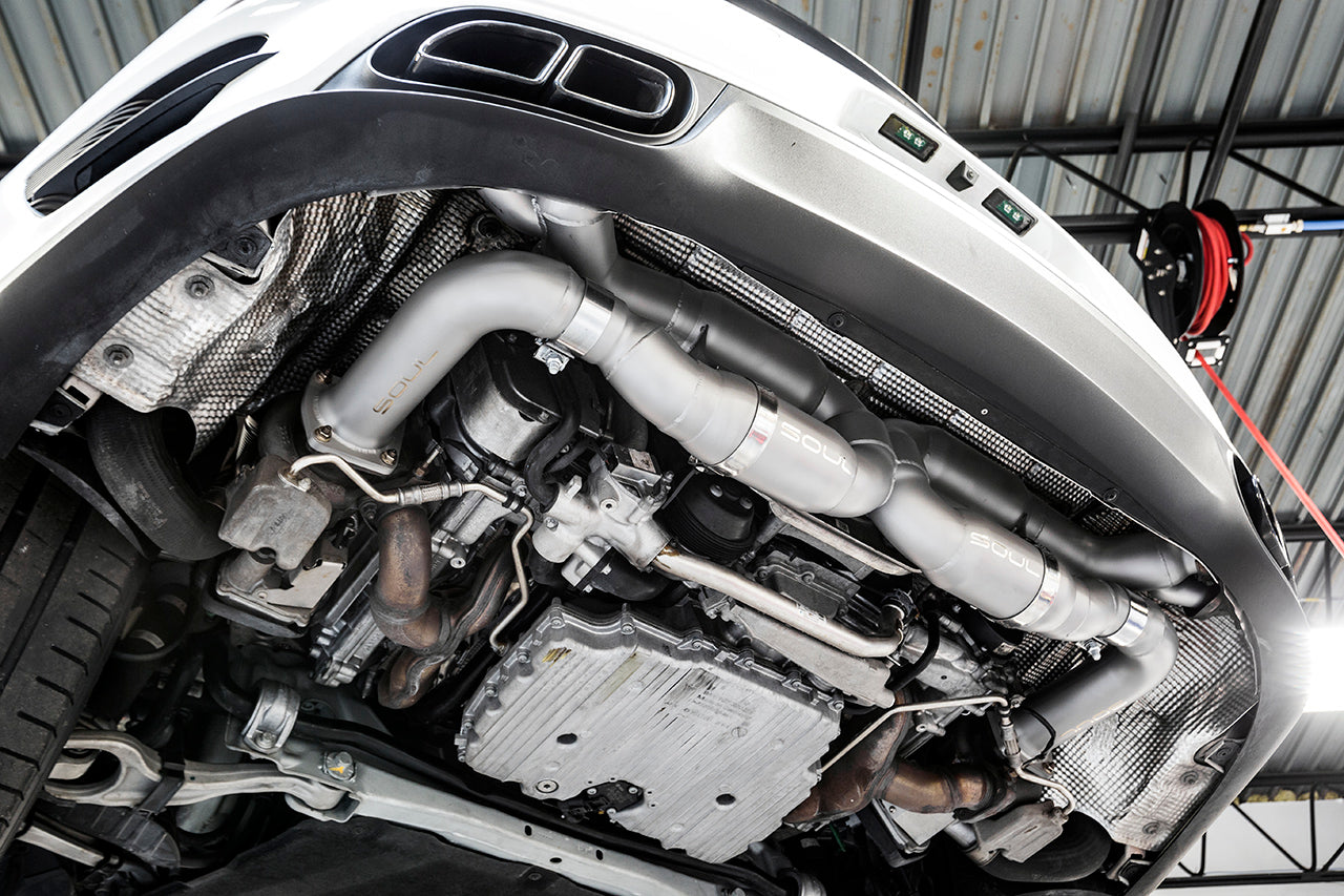 Soul Performance Porsche 991 Turbo Competition X-Pipe Exhaust System