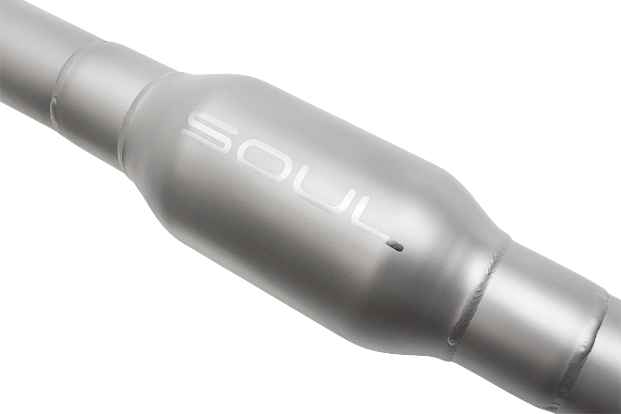 Soul Performance Porsche Macan S / GTS / Turbo Resonated Muffler Bypass Exhaust