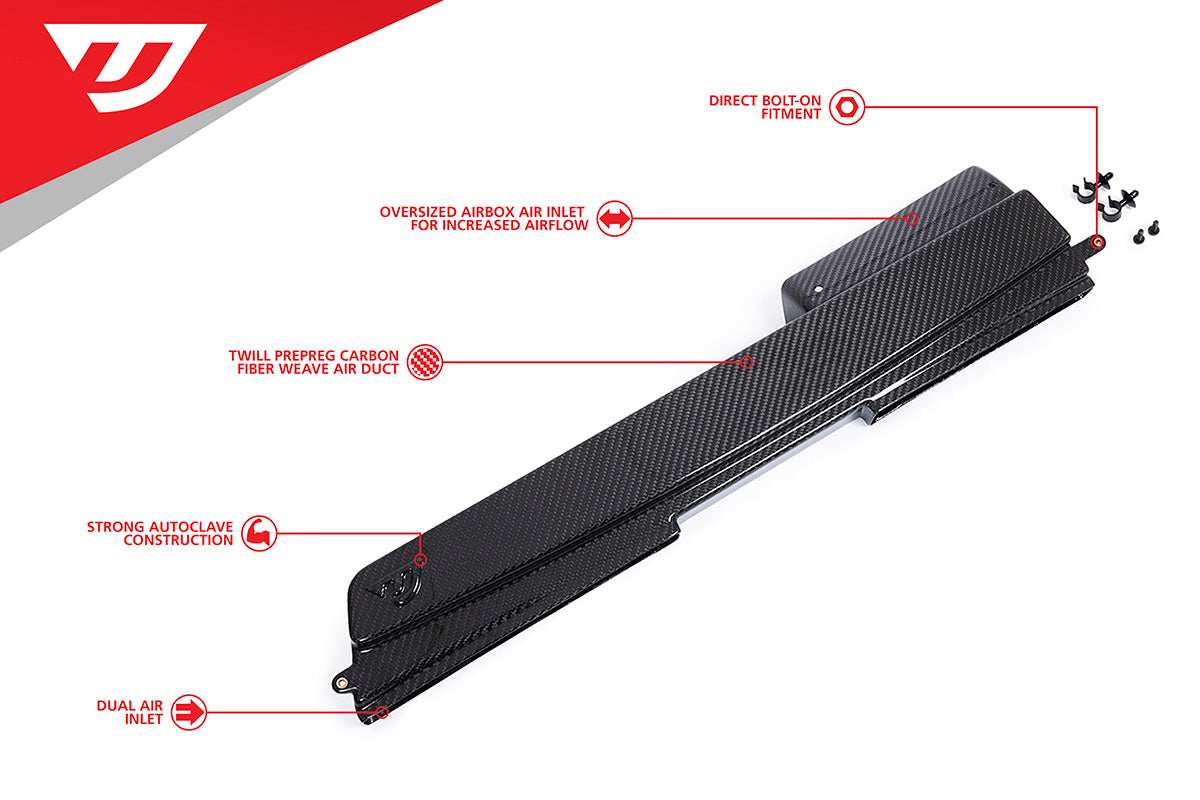Unitronic Carbon Fiber Air Duct for Tiguan MK2 2.0 TSI