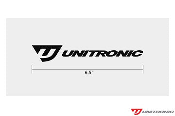 Unitronic 6.5" Sticker (Black)