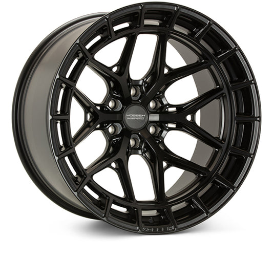 Vossen HFX-1 22x12 / 8x165.1 / ET-44 / Ultra Deep / 125.1 CB - Satin Black Wheel