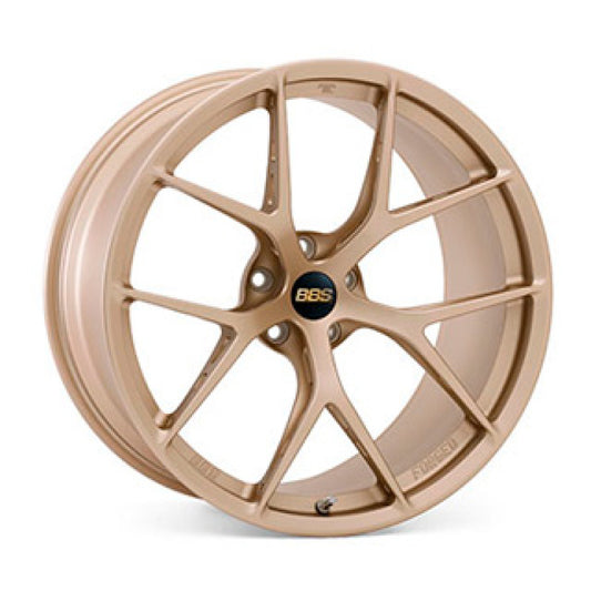 BBS FI-R Evo 20x10.5 / 5x112 / ET15 / CB66.5 - White-Gold Wheel (BMW G8x M2/3/4)