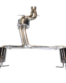 AWE Tuning Audi C7 A7 3.0T Touring Edition Exhaust - Dual Outlet Chrome Silver Tips