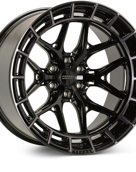 Vossen HFX-1 24x12 / 8x170 / ET-44 / Ultra Deep / 125.1 CB - Tinted Gloss Black Wheel