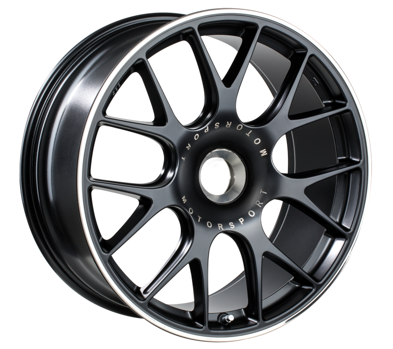 BBS CH-R 20x9 CL ET51 CB84 Satin Black Polished Rim Protector Wheel