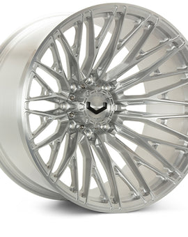 Vossen VFX-04 22x12 - 6x135 - ET44 - Ultra Deep - 87.1 - Brushed Gloss Clear Wheel