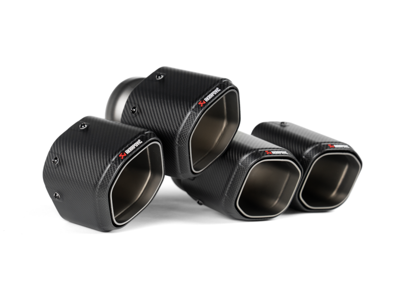 Akrapovic 2024+ BMW M5 (G90) Carbon Fiber Tail Pipe Set (Hexagonal)