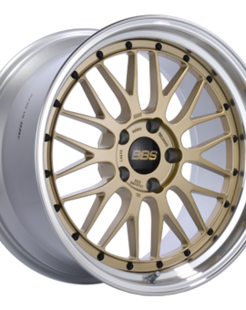 BBS LM 20x10 5x112 ET22 Gold Wheel - 82mm PFS/Clip Required