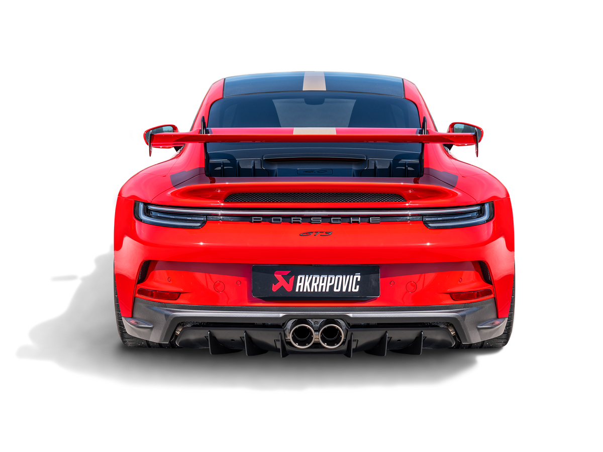 Akrapovič Porsche 911 GT3 / GT3 Touring (992) Rear Carbon Fibre Diffuser - Matte — DI-PO/CA/9/M — manufacturer photo 1