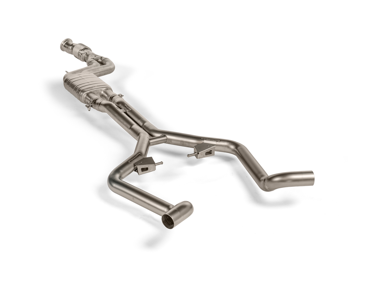 Akrapovič Mercedes-AMG C 63 S E PERFORMANCE (W206, S206) / Mercedes-AMG C 63 S E PERFORMANCE (W206, S206)  - OPF/GPF Evolution Link Pipe Set (Titanium) — E-ME/T/7 — manufacturer photo 1