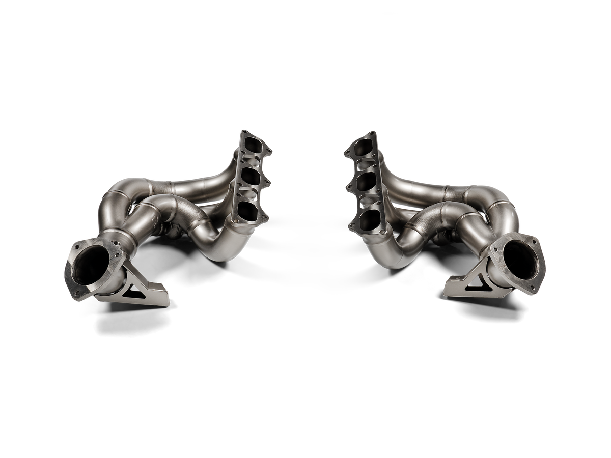 Akrapovič Porsche 718 Cayman GT4 RS / Spyder RS Evolution Header Set (Titanium) — E-PO/T/8 — manufacturer photo 1