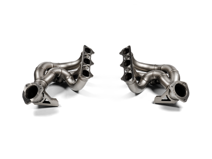 Akrapovič Porsche 718 Cayman GT4 RS / Spyder RS Evolution Header Set (Titanium) — E-PO/T/8 — manufacturer photo 1