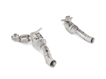 Akrapovič Ferrari 488 GTB/488 Spider Link Pipe Set w/o Cat (SS) — L-FE/SS/2 — manufacturer photo 1
