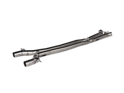 Akrapovič Porsche Panamera / 4 / 4 E-Hybrid / 4S E-Hybrid / GTS / Turbo E-Hybrid / Turbo S E-Hybrid (976) Link Pipe Set (Titanium) — L-PO/T/19 — manufacturer photo 1