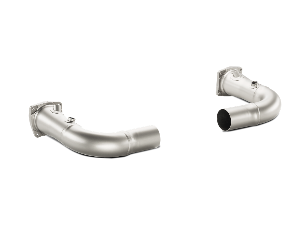 Akrapovič Porsche 911 Turbo/Turbo S (991) Link-Pipe Set w/o Cat (Titanium) — L-PO991T/2 — manufacturer photo 1