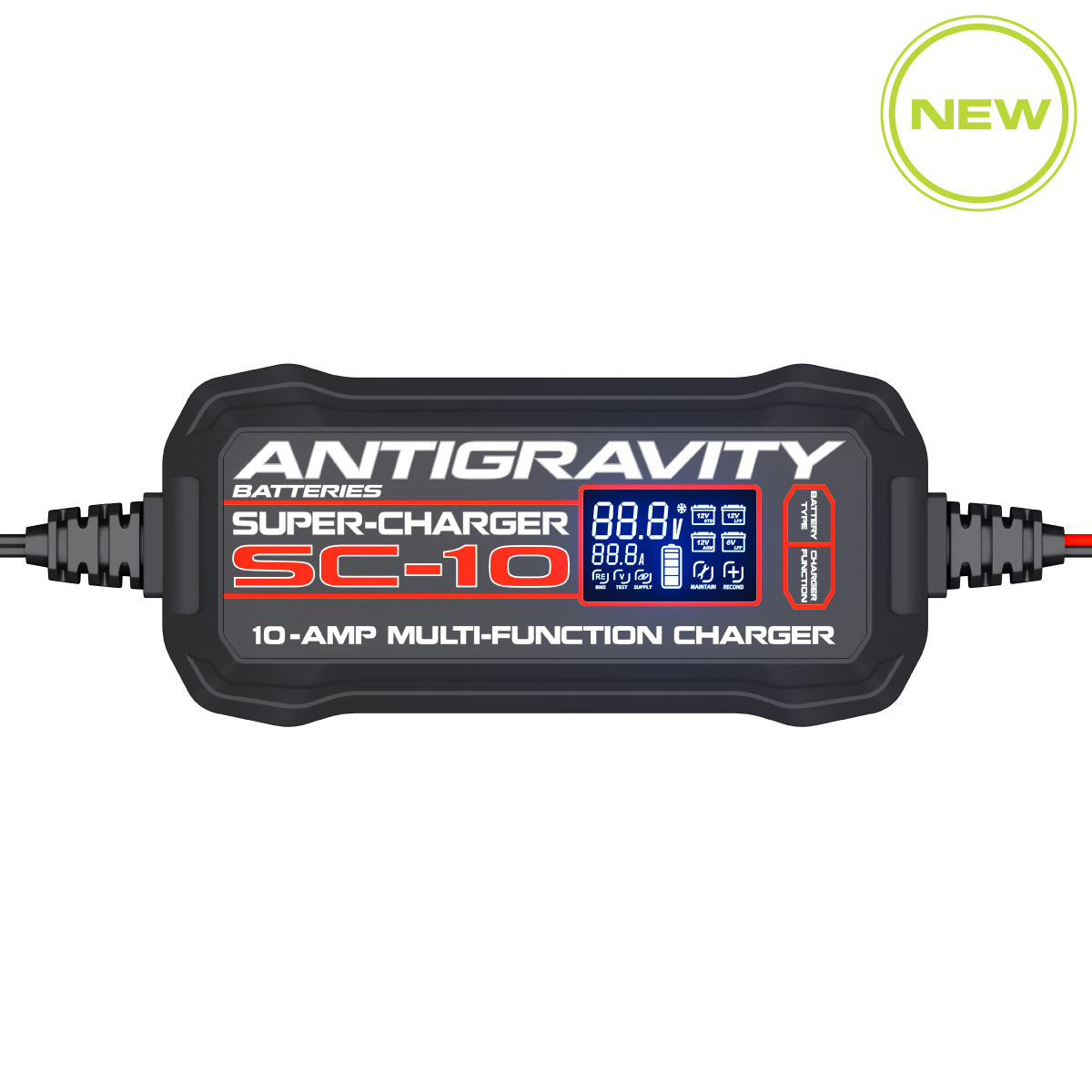 Antigravity SC-10 Super-Charger multi-function lithium and lead-acid battery charger — Foreign Automotive Canada